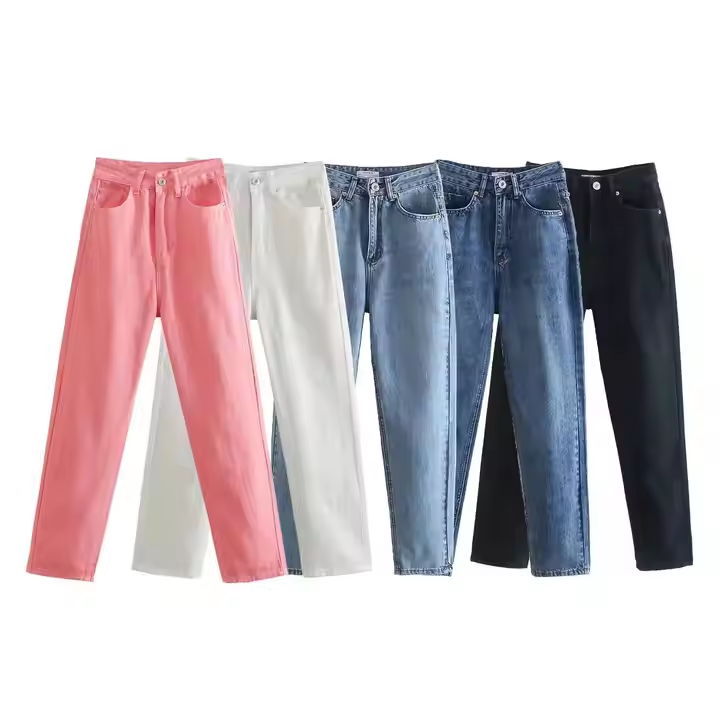 Spring New Women’s All-match Fashion Loose, Thin and Comfortable Jeans