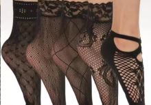 Net Black Socks