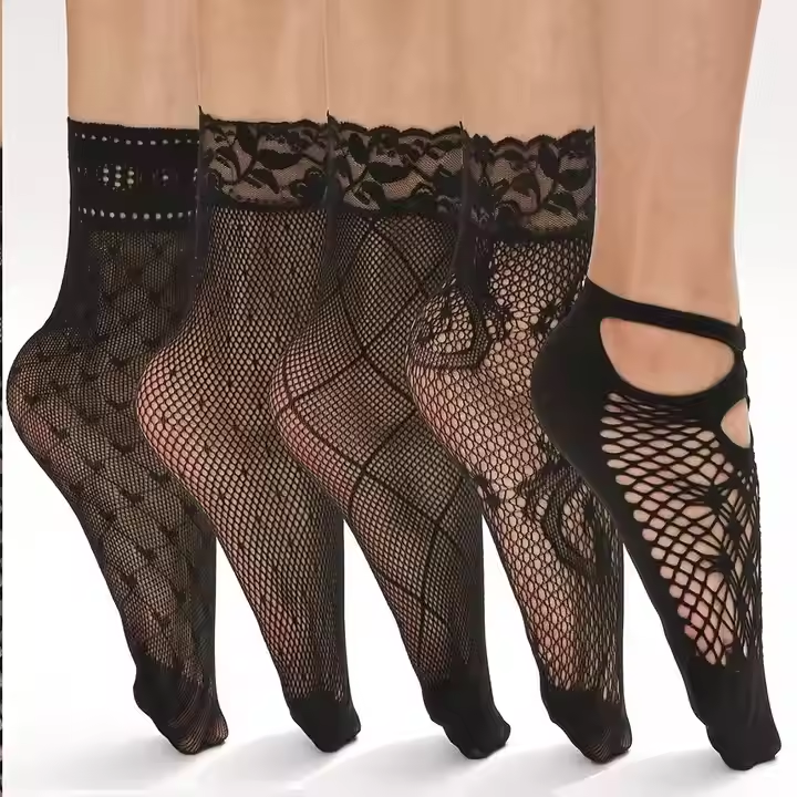 Net Black Socks