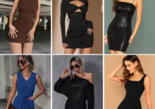 Sleeve Dress Straight