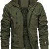CHEXPEL Men's Thick Winter Jackets Army Green