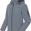 CREATMO US Men's Softshell Military Jacket light gray CREATMO US Men's Softshell Military Jacket light gray